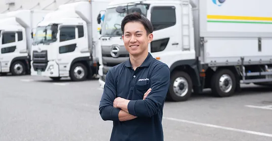 大型トラックドライバ－職 松尾篤志　2023年入社